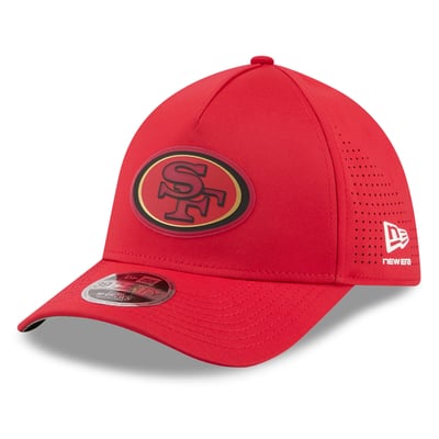  San Francisco 49ers New Era Tonal 39THIRTY A-Frame Flex Hat - Scarlet