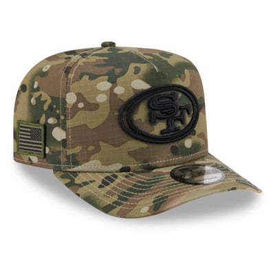 San Francisco 49ers New Era x BJ Betts 2026 Salute To Service 9FIFTY A-Frame Snapback Hat - Camo