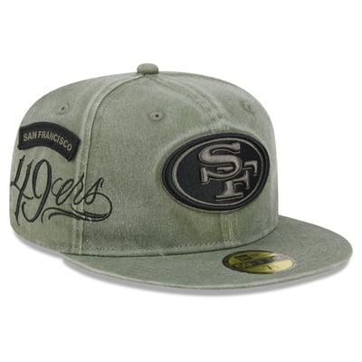 San Francisco 49ers New Era x BJ Betts 2026 Salute To Service 59FIFTY Fitted Hat - Olive