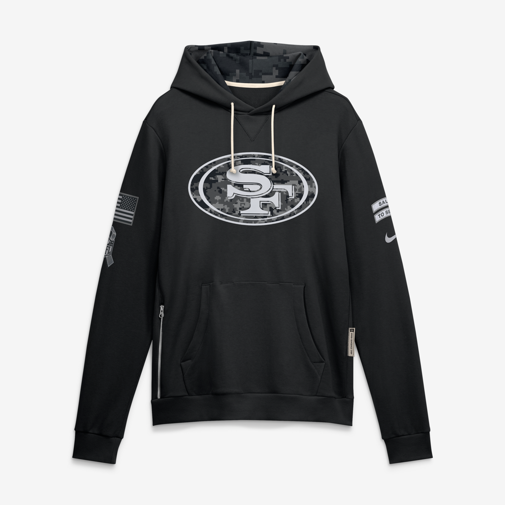 San Francisco 49ers Nike 2026 Salute to Service Sideline Dri-FIT ...