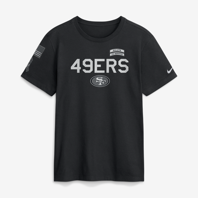  San Francisco 49ers Nike 2026 Salute to Service Sideline Dri-FIT T-Shirt - Black