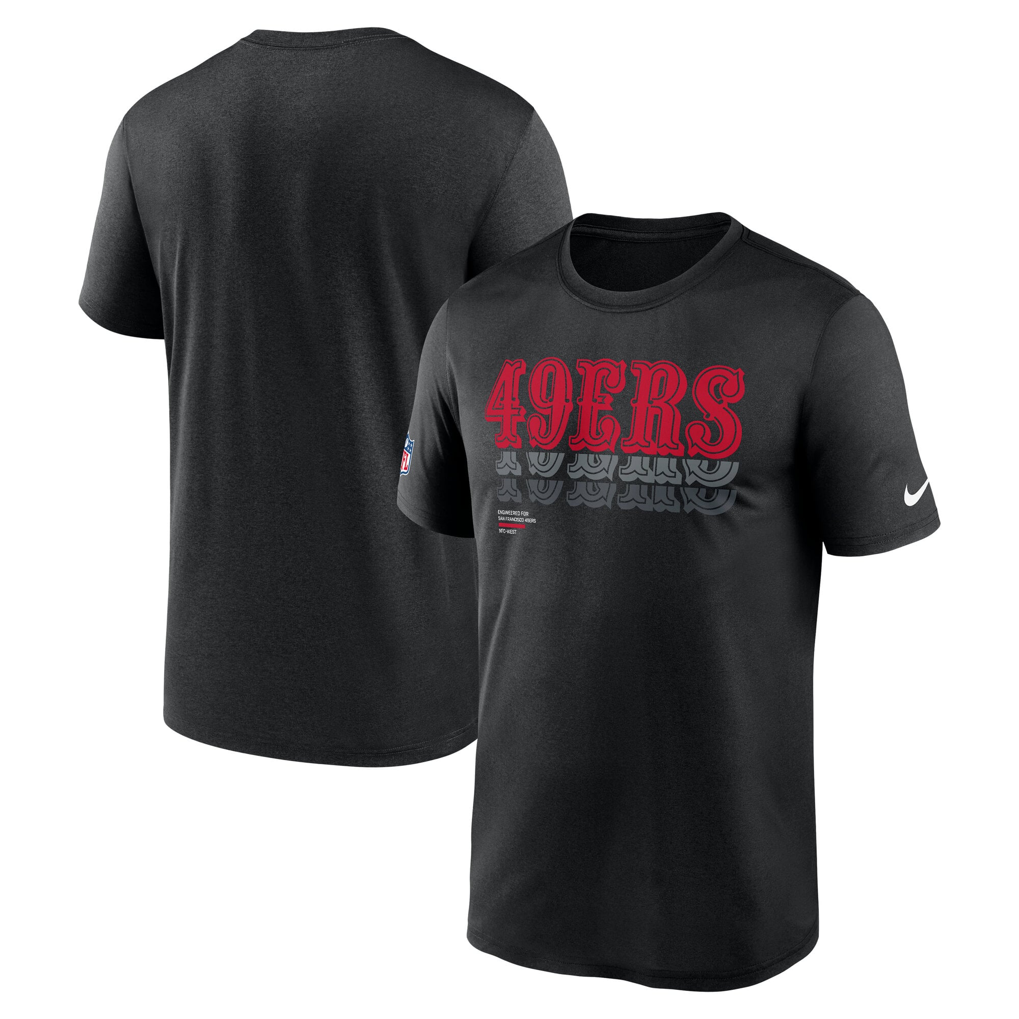 49 Items San Francisco 49ers Nike Sideline Legend Performance T-Shirt - Black
