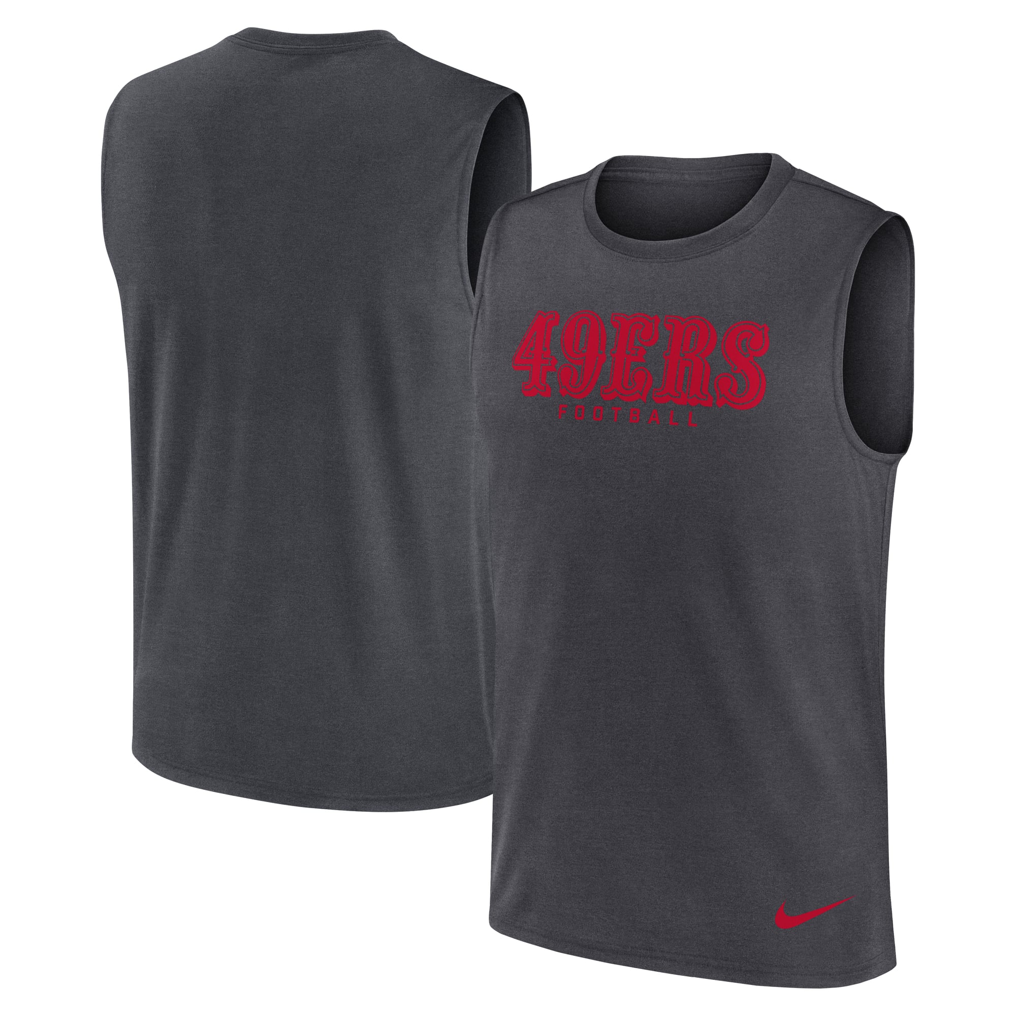 San Francisco 49ers Nike Primetime Legend Dri-FIT Muscle Tank Top ...