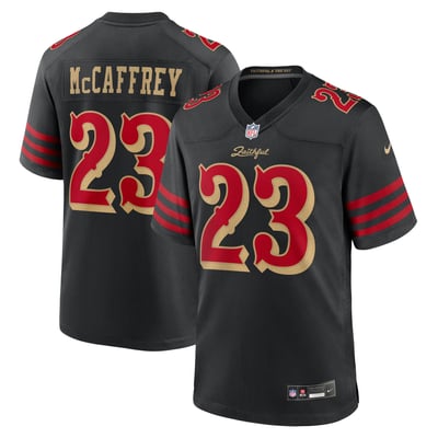 Christian McCaffrey San Francisco 49ers Nike Rivalries Collection Game Jersey - Black