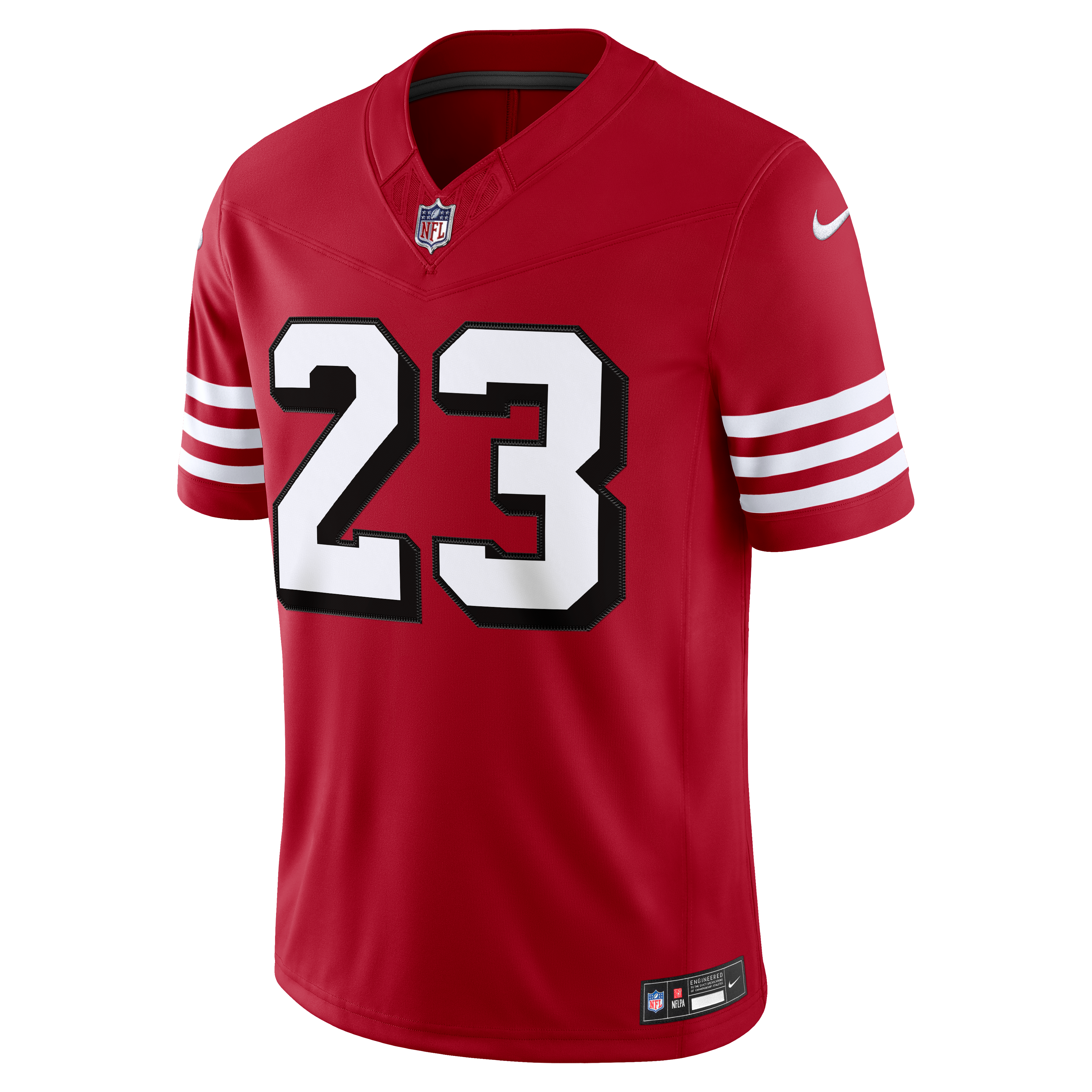 Christian McCaffrey San Francisco 49ers Alternate Vapor F.U.S.E. Stitched Limited Jersey Scarlet