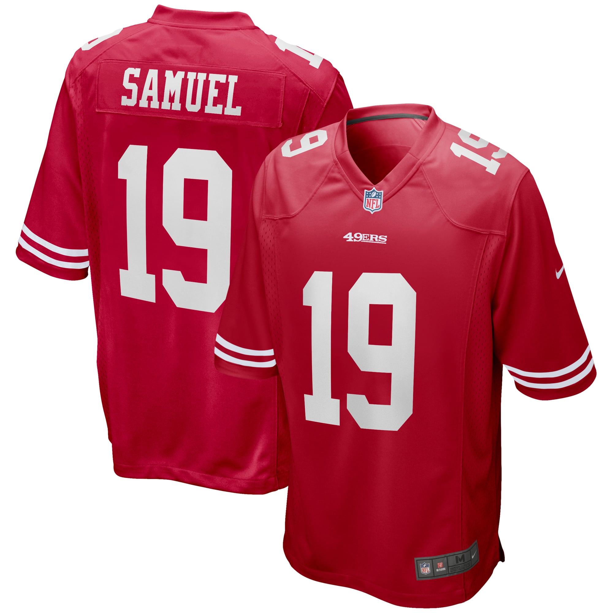 新品　Nike NFL サンフランシスコ49ers サミュエル ユニフォーム L mens-nike-deebo-samuel-scarlet