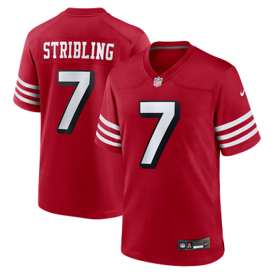 De'Zhaun Stribling San Francisco 49ers Nike Alternate Game Jersey - Scarlet