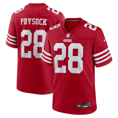 Ephesians Prysock San Francisco 49ers Nike Team Game Jersey - Scarlet