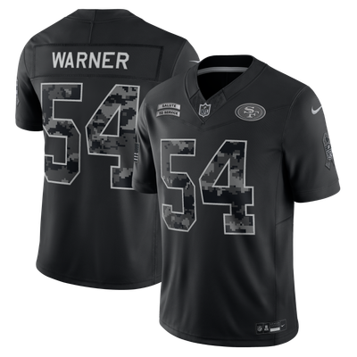 Fred Warner San Francisco 49ers Nike 2026 Salute to Service Stitched Limited Jersey - Black
