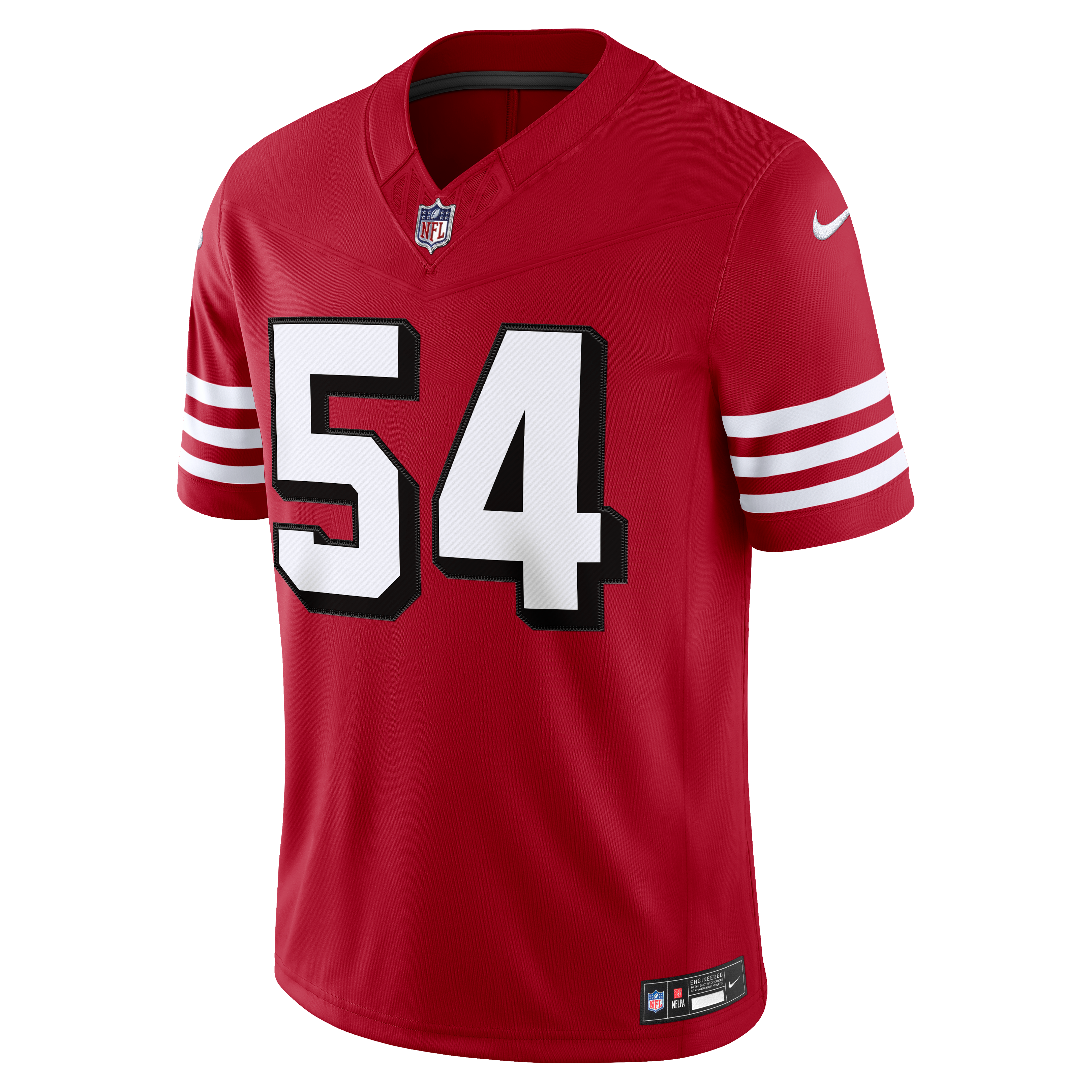 Fred Warner San Francisco 49ers Alternate Vapor F.U.S.E. Stitched Limited Jersey Scarlet