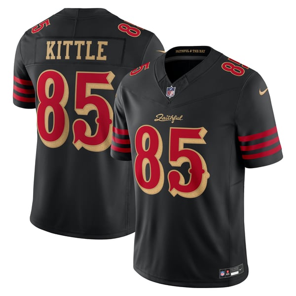 Men's San Francisco 49ers Black Jersey – 2025 Rivalries Collection Limited Stitched – NWT
