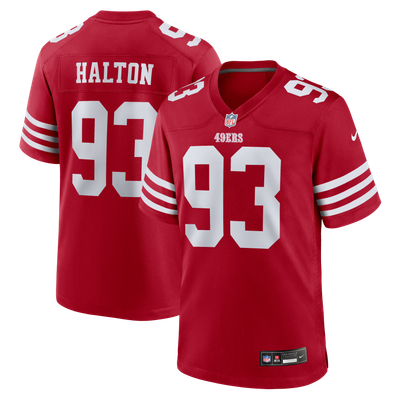 Gracen Halton San Francisco 49ers Nike Team Game Jersey - Scarlet
