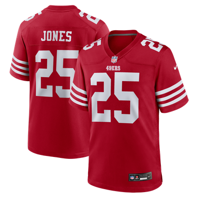 Jack Jones San Francisco 49ers Nike Team Game Jersey - Scarlet
