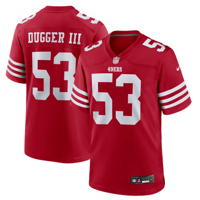 Jaden Dugger III San Francisco 49ers Nike Team Game Jersey - Scarlet