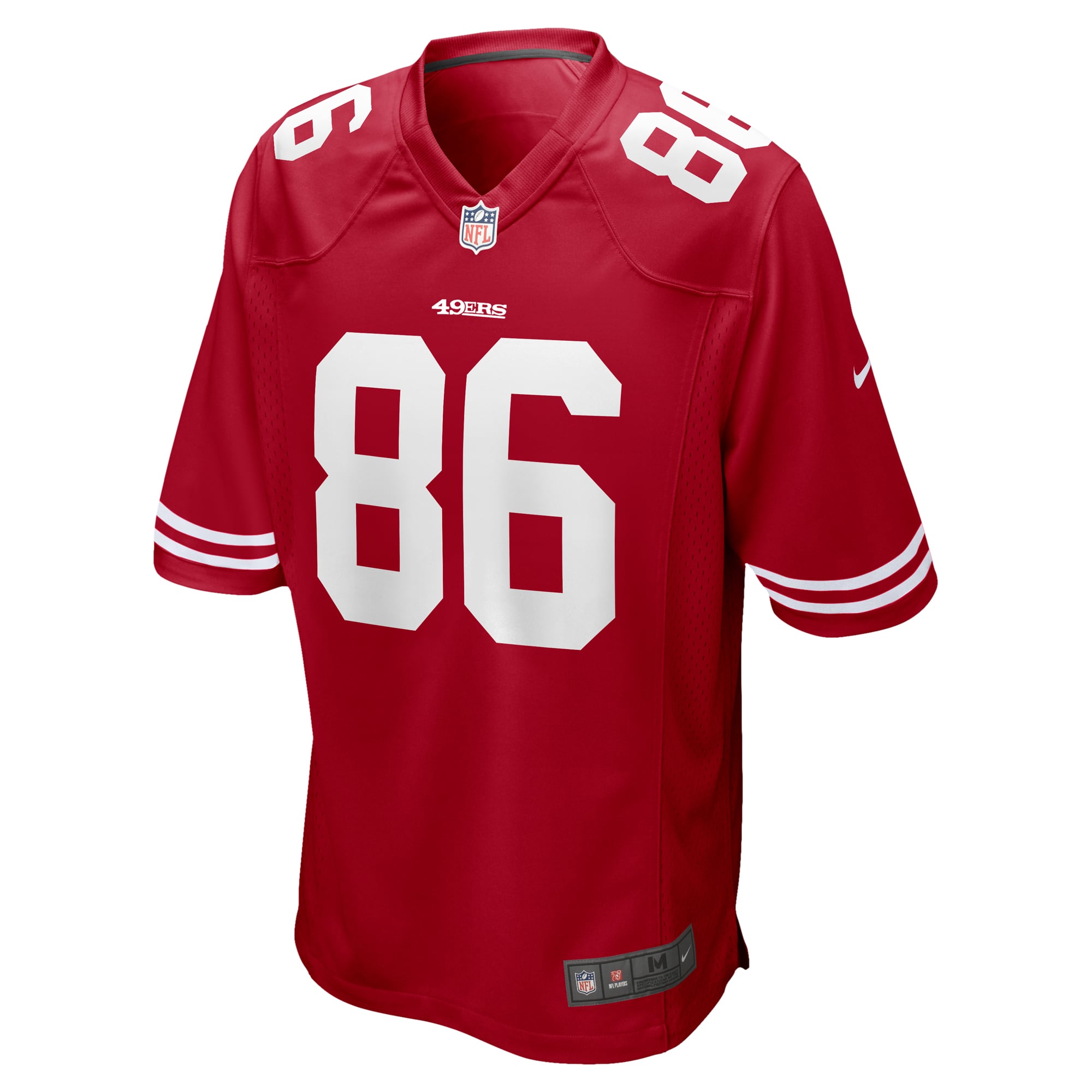 Men's Nike Kyle Nelson Scarlet San Francisco 49ers Game Jersey