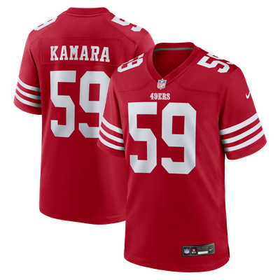 Mikail Kamara San Francisco 49ers Nike Game Player Jersey - Scarlet