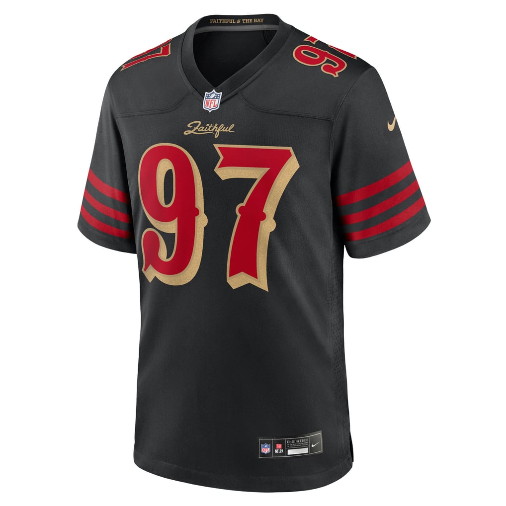Youth Nick Bosa #97 San Francisco 49ers FUSE Scarlet Alt Sewn Stitched Jersey