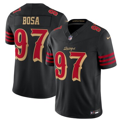 Nick Bosa San Francisco 49ers Nike 2025 Rivalries Collection Stitched Limited Jersey - Black