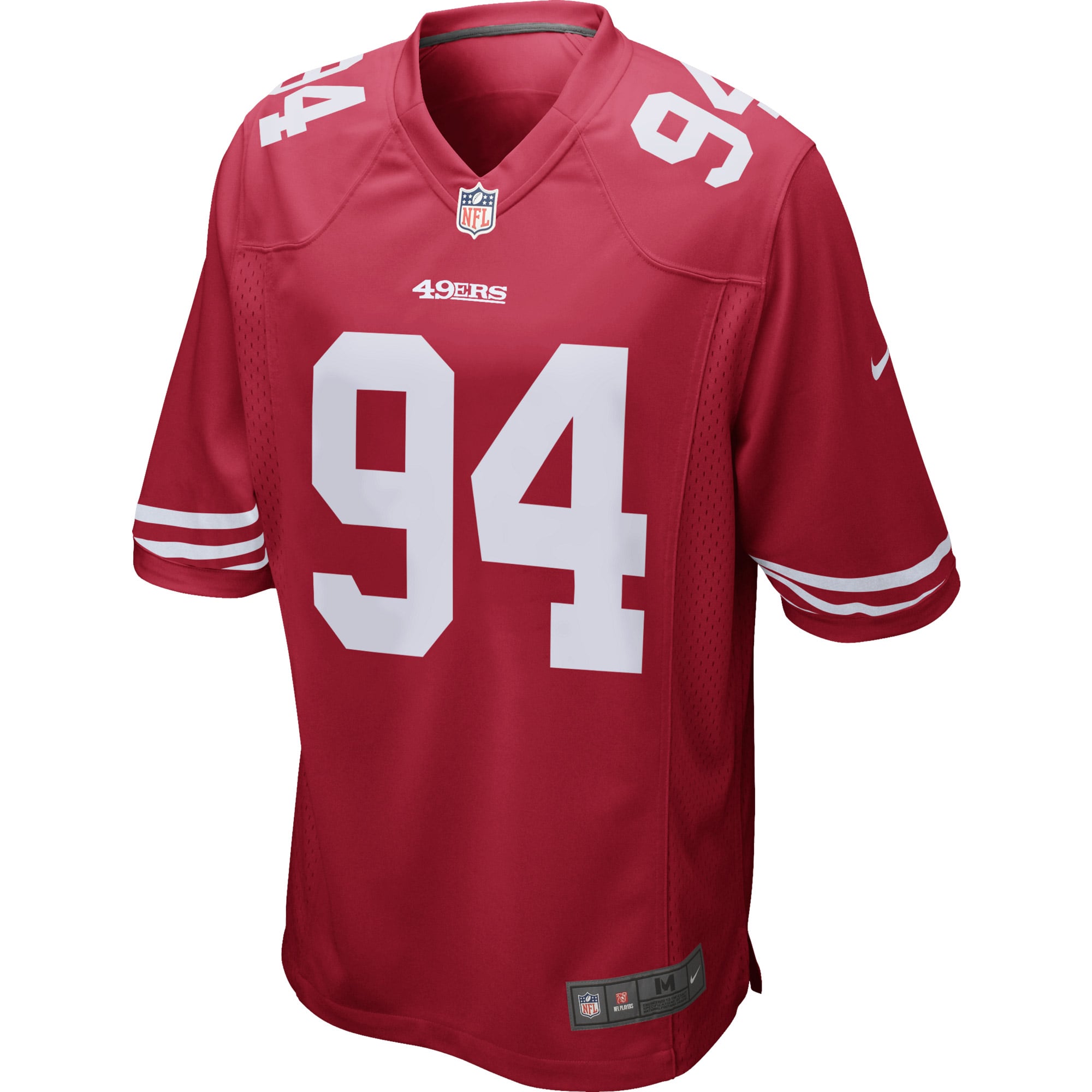 Men's San Francisco 49ers Solomon Thomas Nike Scarlet Game Player