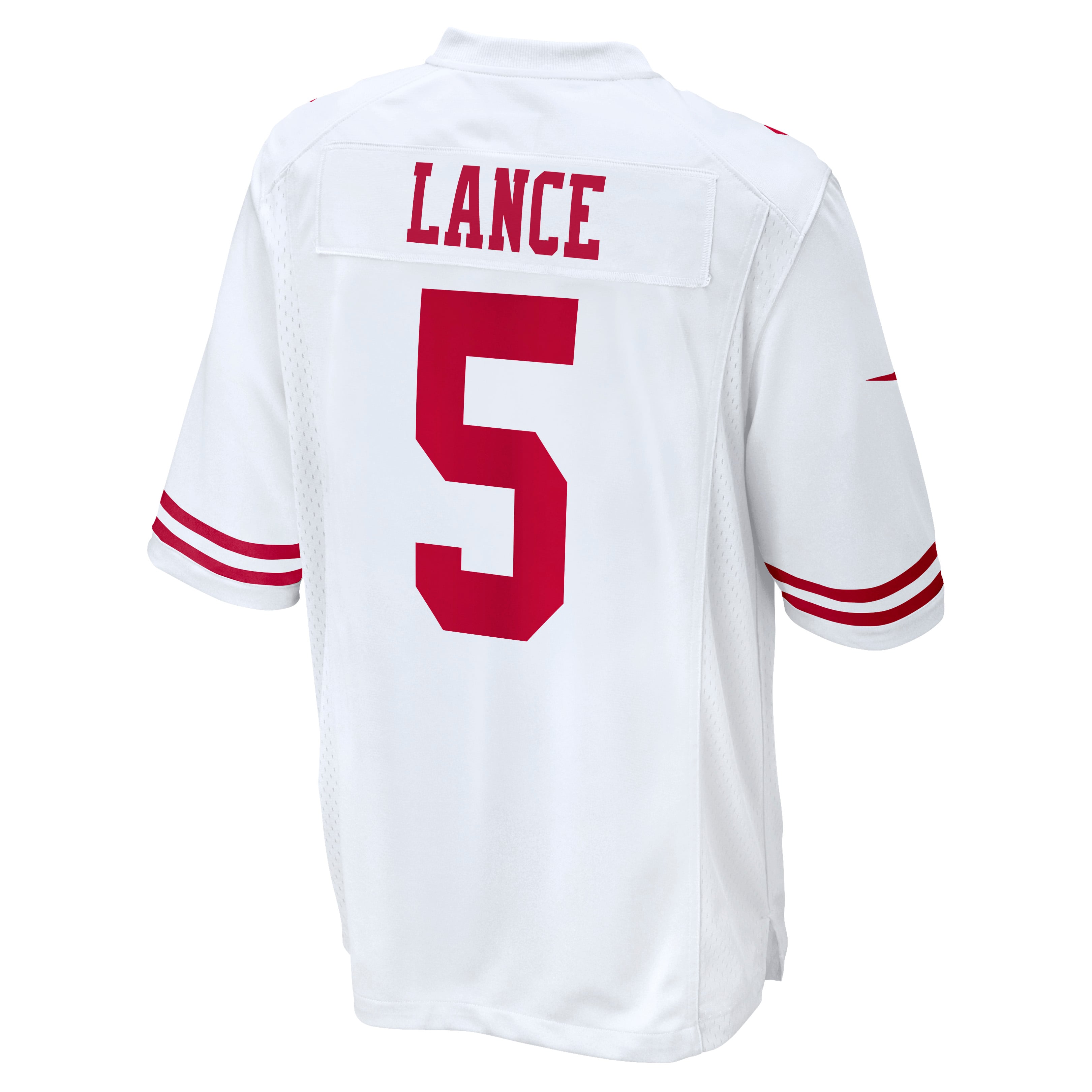 Men's Nike Trey Lance White San Francisco 49ers 75th Anniversary