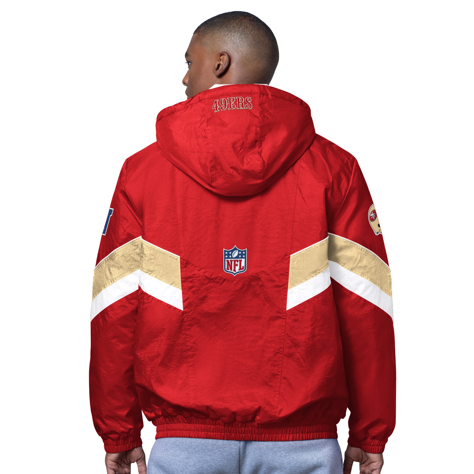超レア スターター 90s NFL 49ers ダウンジャケット ゴールド L