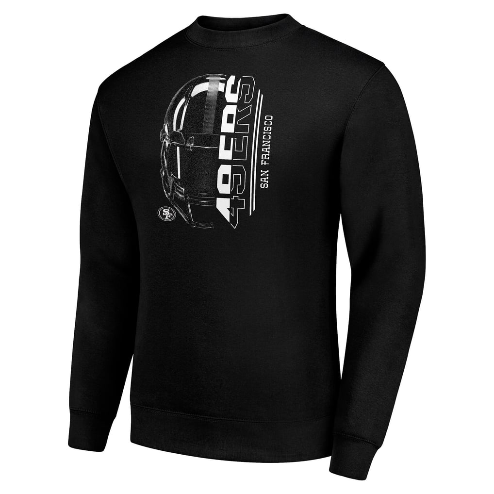 Men's San Francisco 49ers Starter Black Half Helmet Team Graphic Tri ...