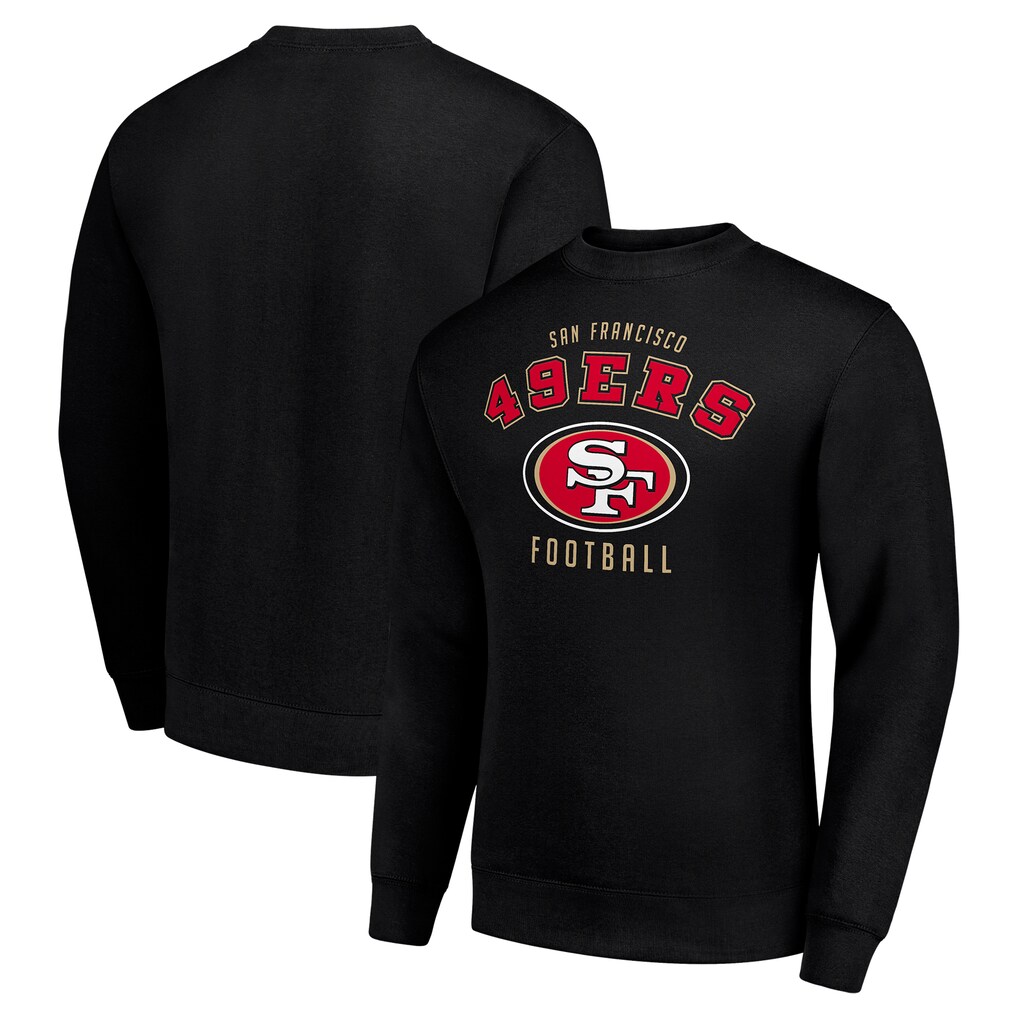 San Francisco 49ers Starter Team Logo Pullover Sweatshirt - Black