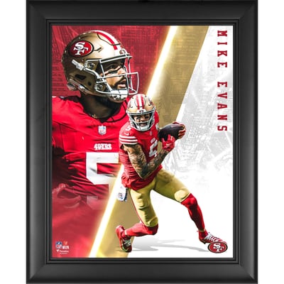 Mike Evans San Francisco 49ers Fanatics Authentic Framed 13" x 16" Radiance Collage
