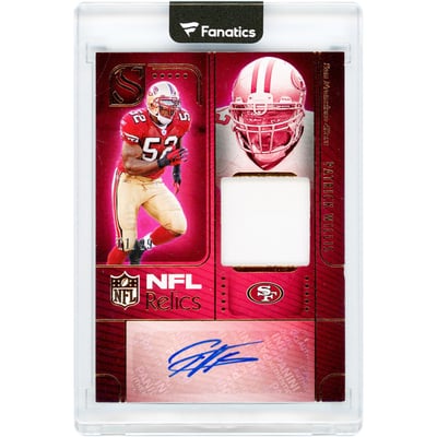Patrick Willis San Francisco 49ers Autographed 2025 Panini Silhouette Bronze NFL Jersey Relic #NRA-PWS #61/99 Card 