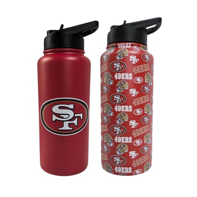 San Francisco 49ers Pegasus Game Day Duo 41oz. Stainless Steel Water Bottle Set