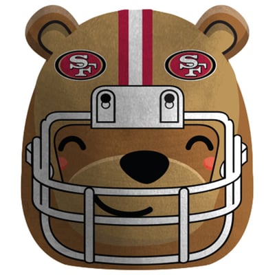 San Francisco 49ers Pegasus Plushie Mascot Pillow with Features