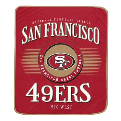 San Francisco 49ers Pegasus Spotlight Arch 60" x 70" Ultra Soft Throw Blanket