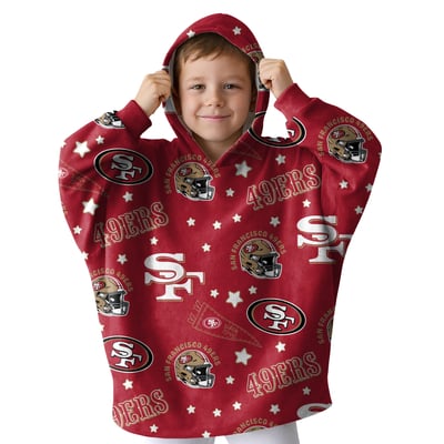 San Francisco 49ers Pegasus Victory Pennant Ultra Soft Youth Fan Cape