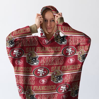 San Francisco 49ers Pegasus Wave Ultra Soft Fan Cape