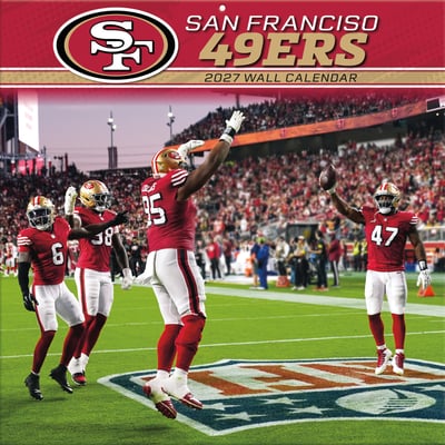 San Francisco 49ers 2027 12” x 12” Team Wall Calendar
