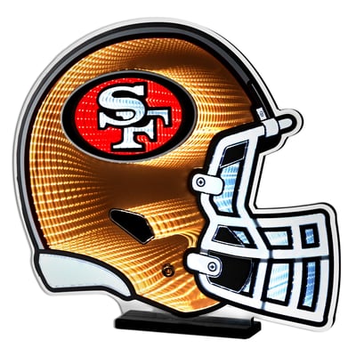 San Francisco 49ers 24" Helmet LED Infinity Light