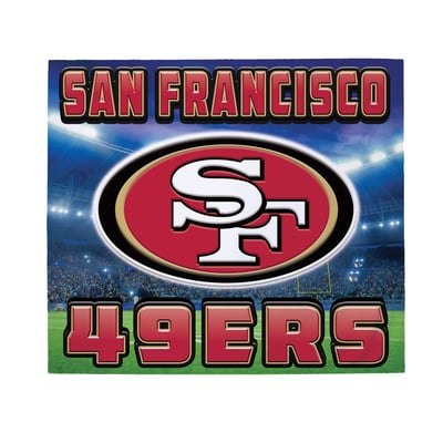 San Francisco 49ers 6' x 8' Single Car Garage Door Cover