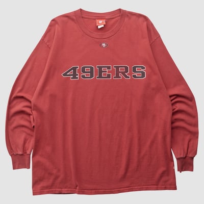 San Francisco 49ers NFL 2000s Long Sleeve T-shirt - Red - XL by Fanatics Real Vintage