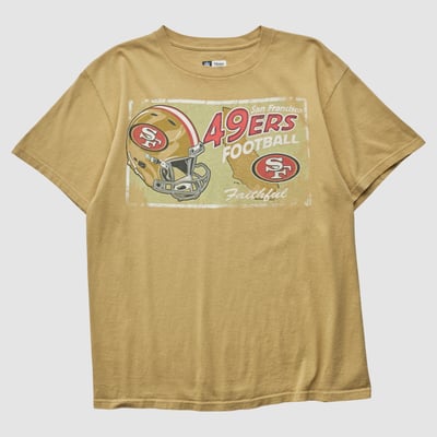 San Francisco 49ers NFL 2010s T-shirt - Tan - M by Fanatics Real Vintage
