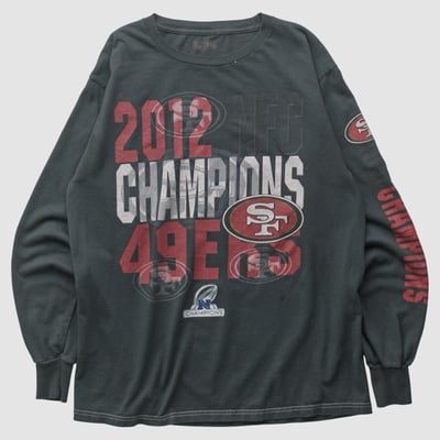 San Francisco 49ers NFL 2012 Long Sleeve T-shirt - Black - S by Fanatics Real Vintage