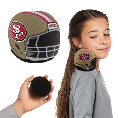 San Francisco 49ers Plush Magnetic Toy Helmet Shoulder Buddy