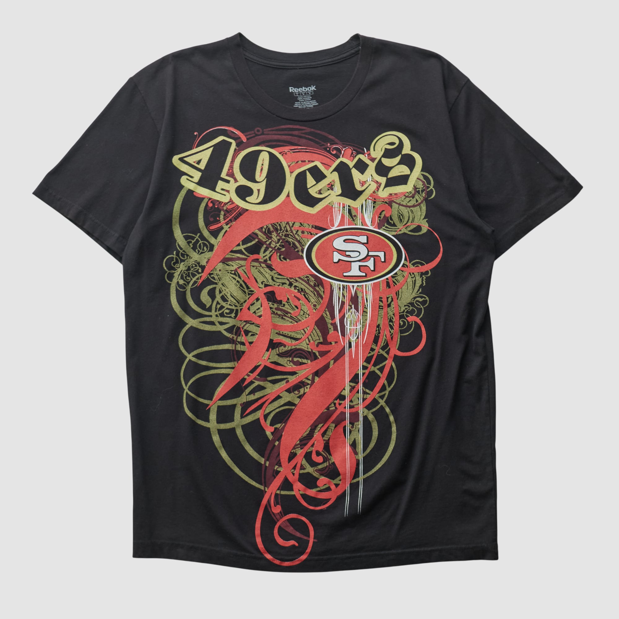 San Francisco 49ers Reebok 2010s T-shirt - Black - M by Fanatics 