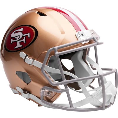 San Francisco 49ers Riddell 80th Anniversary Speed Replica Helmet