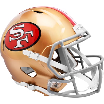 San Francisco 49ers Riddell Throwback Collection 1964-95 Speed Full-Size Replica Helmet