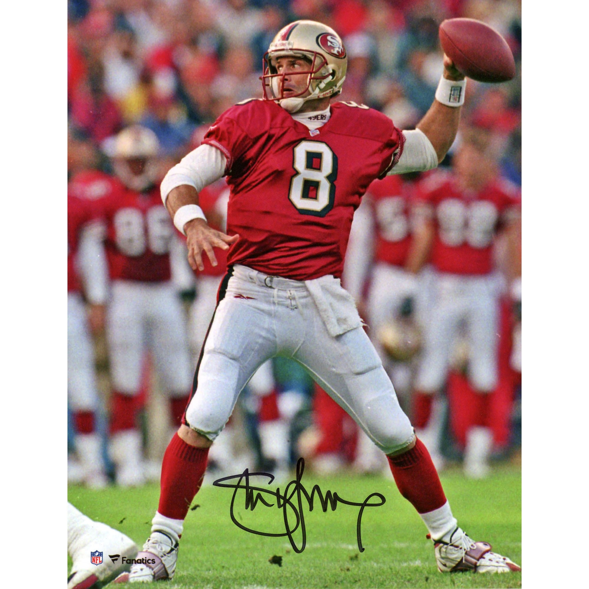 Young Steve Reed Steve Young Throwing