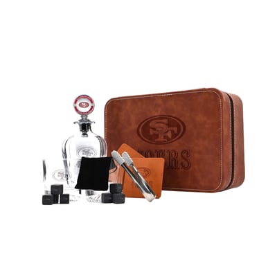 San Francisco 49ers The Memory Company Decanter Set