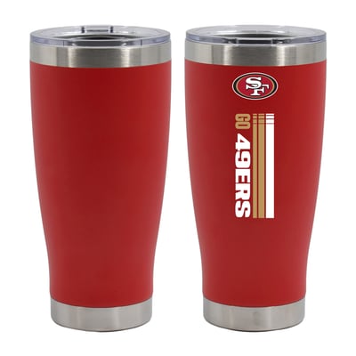 San Francisco 49ers The Memory Company Let's Go 20oz. Stainless Steel Tumbler
