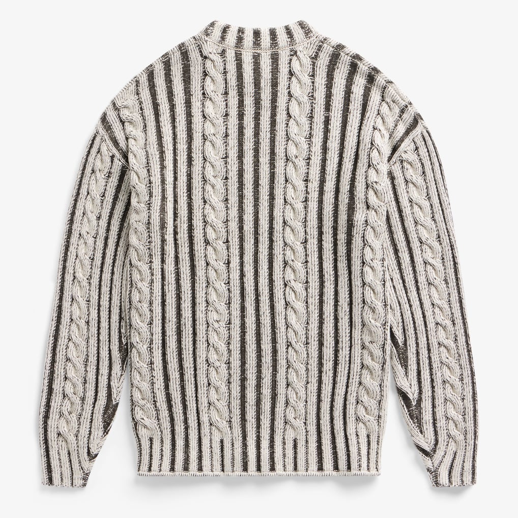 Unisex San Francisco 49ers Off Season x NFL Cream/Gray Cable Knit 