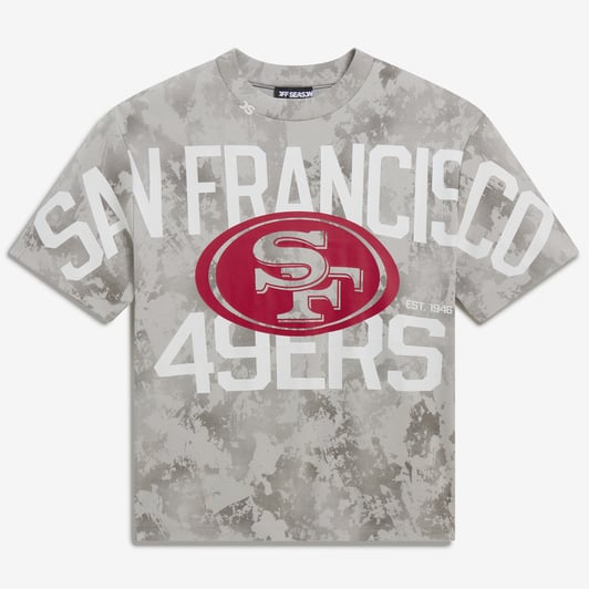  San Francisco 49ers Off Season x NFL Unisex Camo Graphic T-Shirt - Gray