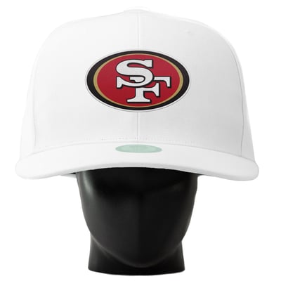  San Francisco 49ers Noggin Boss Unisex Oversized Hat - White